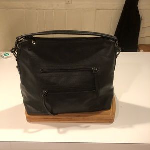 Botkier Black Pebbled Leather Hobo